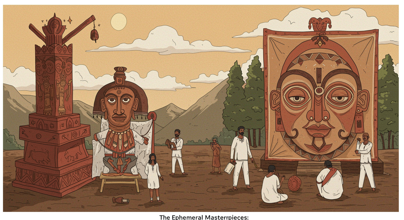 The Ephemeral Masterpieces: Art Meant to Be Destroyed